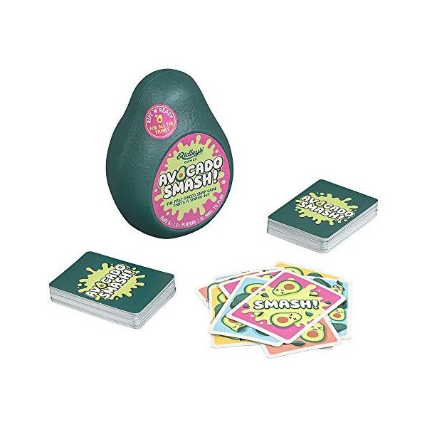 Ridley - Jeu de cartes de famille - Avocat Smash - Fast Paced - version anglaise