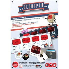 Scorpion Masqué , Decrypto Game , Board Game , Ages 12+ , 3-8 Players , 30 Minutes Playing Time