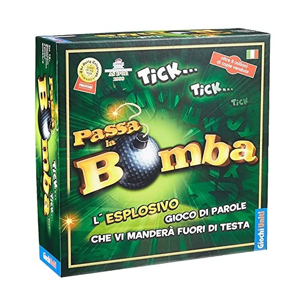 Giochi Uniti - Passer la Bombe, Jeu de Table, 12+ Ans, 2+ Joueurs, édition Italienne, GU034/2