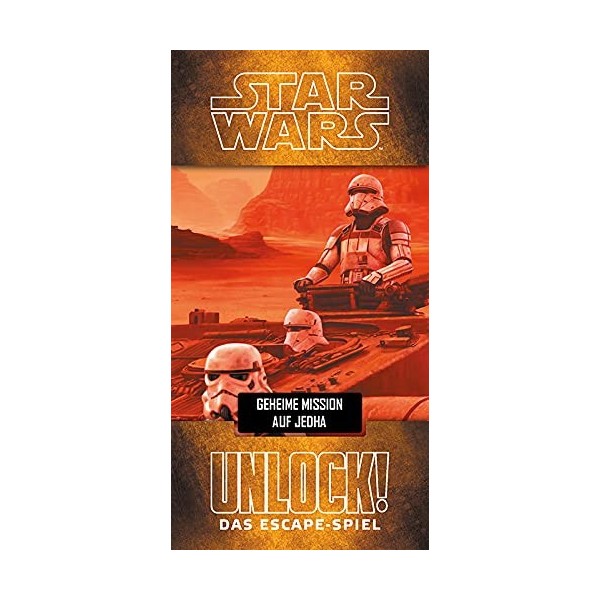 Space Cowboys | Unlock! Star Wars – Mission secrète sur Jedha | Jeu Familial | Jeu de Puzzle | 1 à 6 Joueurs | À partir de 10