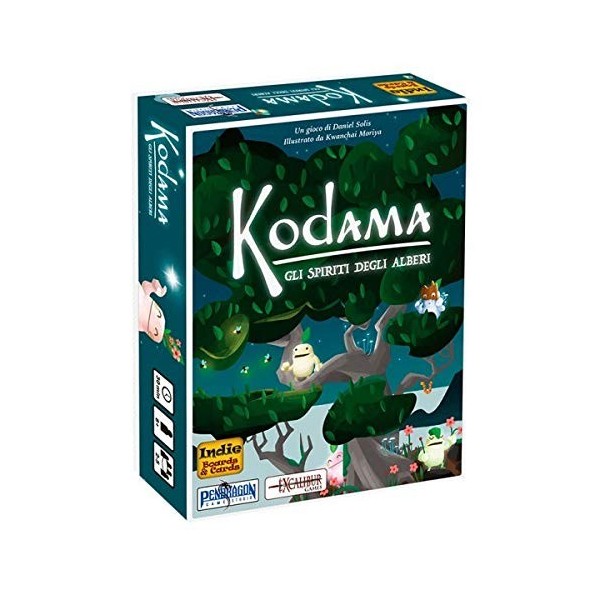 Asmodee - Kodama 0560 Jeu de Table en Italien Pendragon Games Studio, Couleur