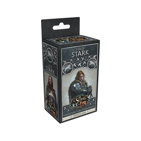 CMON Asmodee A Song of Ice & Fire – Haus Stark – Mise à Jour des Cartes | Extension | Tablette | 2 Joueurs | À partir de 14 A