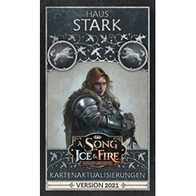 CMON Asmodee A Song of Ice & Fire – Haus Stark – Mise à Jour des Cartes | Extension | Tablette | 2 Joueurs | À partir de 14 A