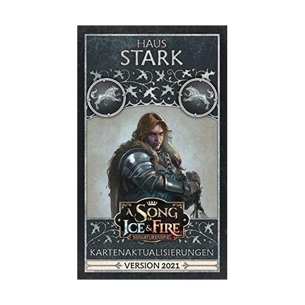 CMON Asmodee A Song of Ice & Fire – Haus Stark – Mise à Jour des Cartes | Extension | Tablette | 2 Joueurs | À partir de 14 A