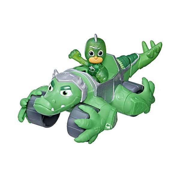 PJ Masks Animal Power, véhicule Pyja-Destrier Deluxe de Gluglu, Jouet préscolaire avec Figurine de Gluglu, dès 3 Ans F5342 Mu