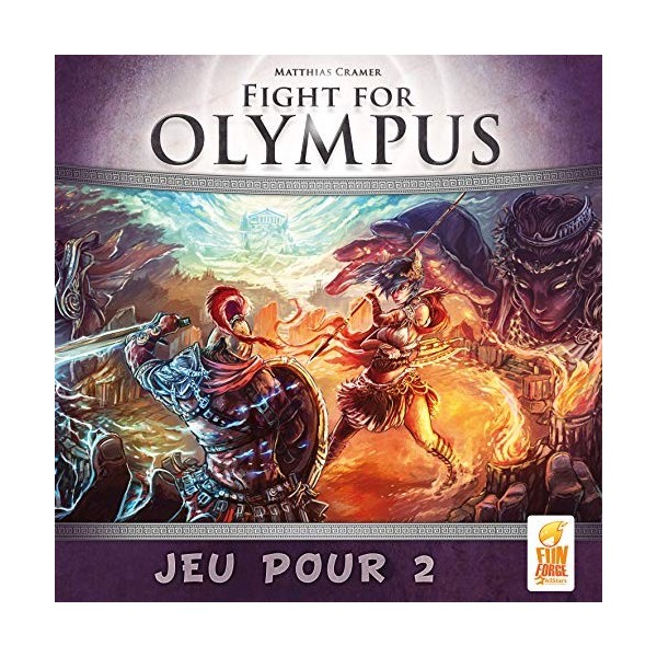 Funforge | Fight for Olympus | Jeu de société | À partir de 12 ans | 2 joueurs | 30 minutes