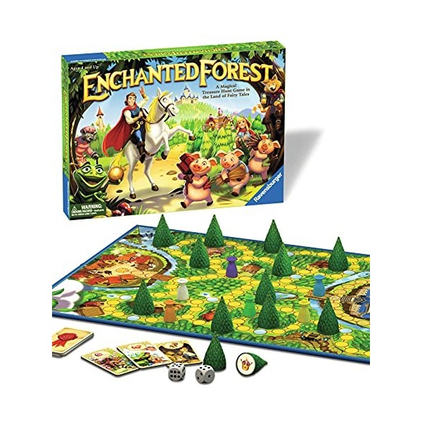 Ravensburger Enchanted Forest Classic Family Board Game for Kids Age 4 Years and Up - 2 to 4 Players - Magical Treasure Hunt