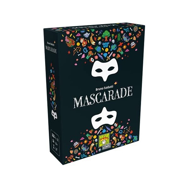 Repos Production | Mascarade | Jeu de fête | Jeu de Cartes | 4-12 Joueurs | À partir de 10 Ans | 30+ Minutes | Allemand