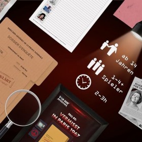 X-SCAPE - Cold Case Detectives Jeu de Crime - Cas 2 Manqué à Paris 1967 - Le jeu Escape Room