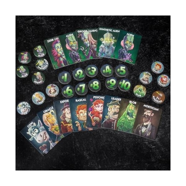 Bezier Games , One Night Ultimate Alien, Board Game, 3 to 10 Players, Ages 8+, 10 Minute Playing Time