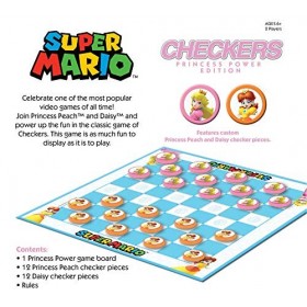 Super Mario Boardgame Checkers Princess Power USAopoly Giochi Tavolo Accessori