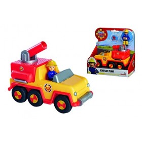 Simba - Sam le Pompier - Mini Vénus - Mini Véhicule 17cm - Pick Up Vénus - Figurine Penny Incluse - 109252506038