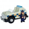Simba - Sam le Pompier - Mini 4x4 Police - Véhicule 17cm - Figurine Rose Incluse - 109252508038