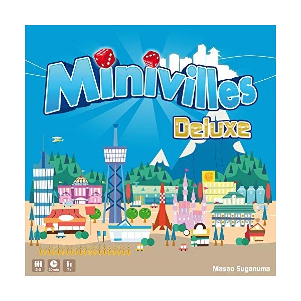 Moonster Games | Minivilles : Deluxe | Jeu de société | À partir de 7 ans | 2 à 5 joueurs | 30 minutes