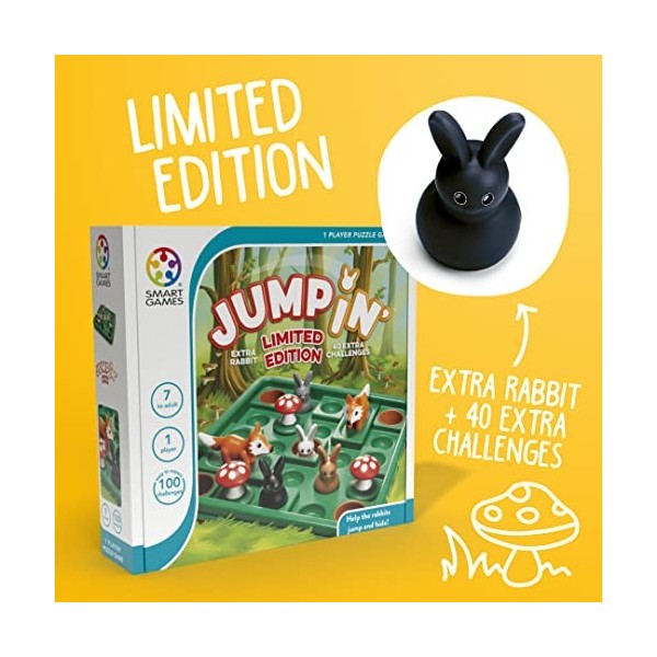 smart games - Jump in Limited Edition, Puzzle Game with 100 Challenges, 7+ Years
