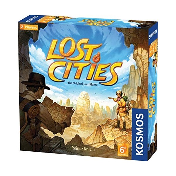 Thames & Kosmos 691821 691822 Lost Cities: The Card Discover The Ancient Civilizations | Jeu stratégique, 2 Joueurs | À parti
