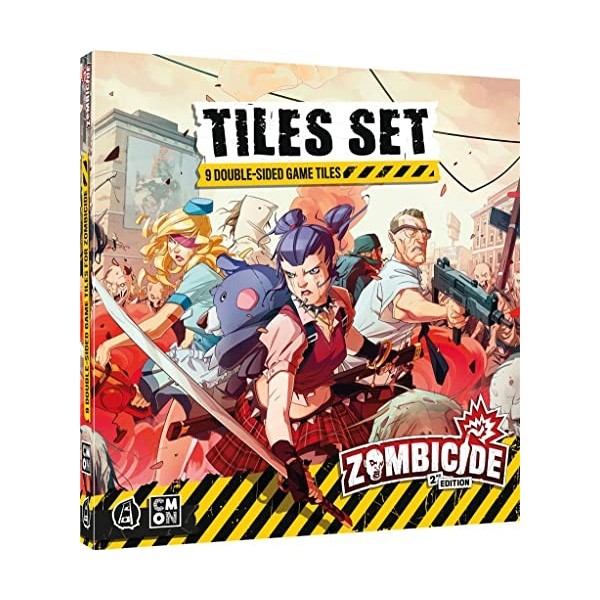 Parkage CMNZCD07ML Zombicide Saison 1 - 2ème Edition : Set de Dalles - Version Française, L