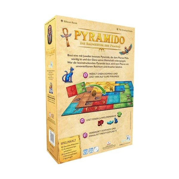 Heidelberger Spieleverlag Pyramdio - Synapses Games - Allemand - Jeu de Cartes - pour 2 à 4 Personnes - À partir de 8 Ans