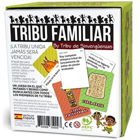 TRIBU DE SINVERGÜENZAS Tribu familial | Jeux de société pour rire aux rires - pour les enfants et les parents et toute la fam