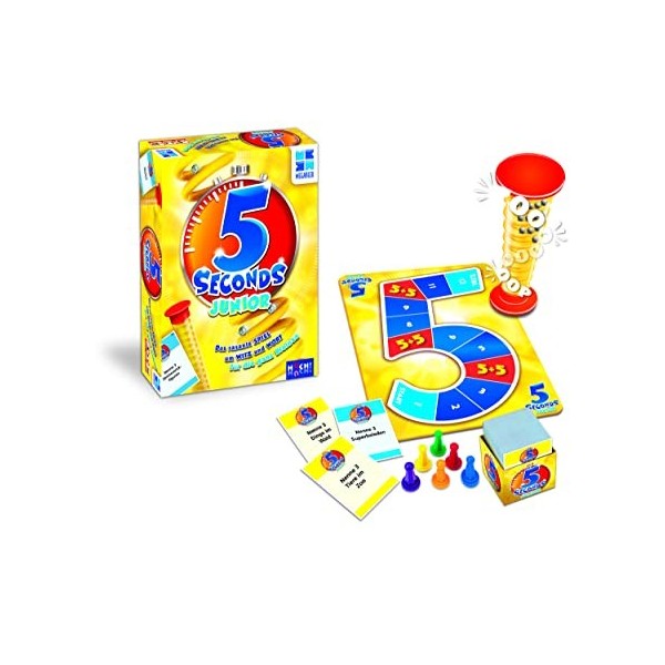 Megableu- 5 Seconds Junior Jouets, 832028, Multicolore, 3 BIS 6 Spieler