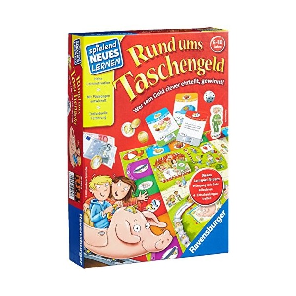 Ravensburger - 25060 8 - Jeu dapprentissage - Autour de largent de Poche