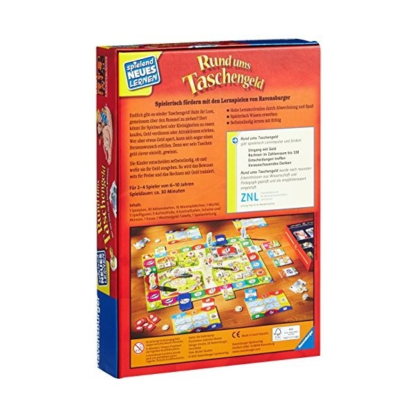 Ravensburger - 25060 8 - Jeu dapprentissage - Autour de largent de Poche