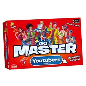 Ideal, Go Master Youtubers Edition: The Youtubers Board Game!, Classic Games, for 2-6 Players, Ages 8+