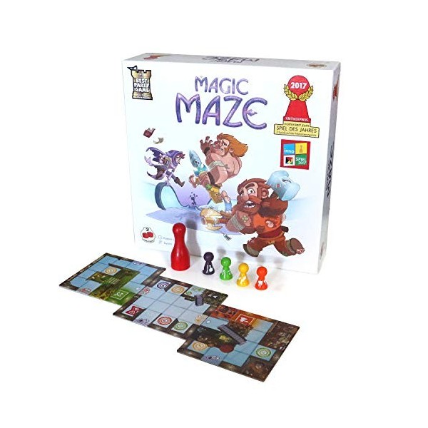 2Tomatoes Games Magic Maze | Jeu de société coopératif | Langues: Espagnol et Catalan | 1-8 Joueurs | Âge: +8 Ans | Collabora