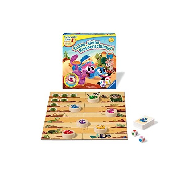 Ravensburger Ministeps Gioco In Legno Impilabile Butz Und Bär – 5 Torrette Colorate Per Bambini 1+ Anno, Giocattolo Educativo Per Motricità Fine E Primi Numeri