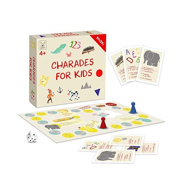 Jeu de société pour enfants - Jeu de société pédagogique - Jeu de cartes Happy Family Game pour petits enfants à partir de 4 