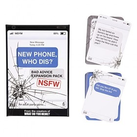 New Phone, Who Dis? Bad Advice NSFW Expansion Pack - Conçu pour être ajouté au nouveau téléphone, Who Dis? Core Game - par Wh