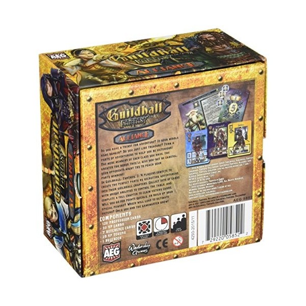 Alderac Entertainment Guild Hall ALD05852 Jeu de Cartes Alliance de Fantaisie