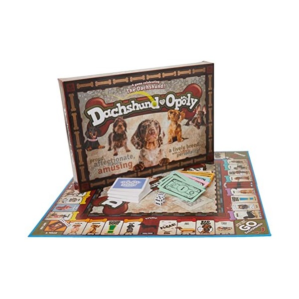 Marque Pet-Source.com - TECKEL-Opoly Monopoly Board Game Style pour Daschunds et leurs maitres ! 
