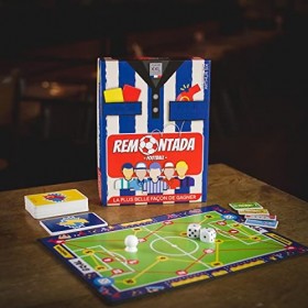 Jeu de Société REMONTADA - Affrontez Vos Amis dans Un Match de Foot - 5 Modes de Jeu pour ne Jamais sennuyer - Au Programme 