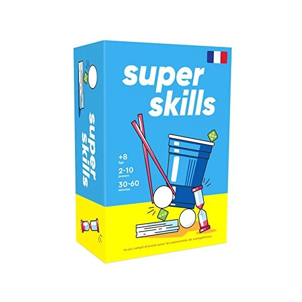 The World Game - Super Skills - Jeu de Société Amusant pour Enfants et Adultes - Cadeau Parfait pour Tous Les Âges, Garçons e
