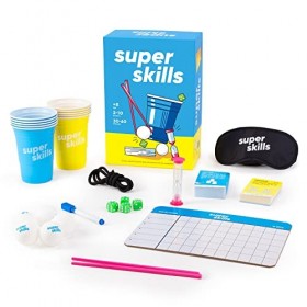 The World Game - Super Skills - Jeu de Société Amusant pour Enfants et Adultes - Cadeau Parfait pour Tous Les Âges, Garçons e