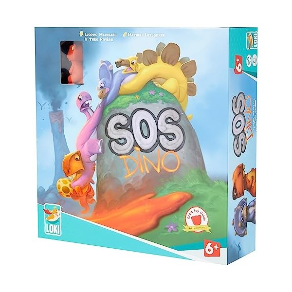 IELLO CSGSOSD SOS Dino Cooperative Board Game, Multicolour