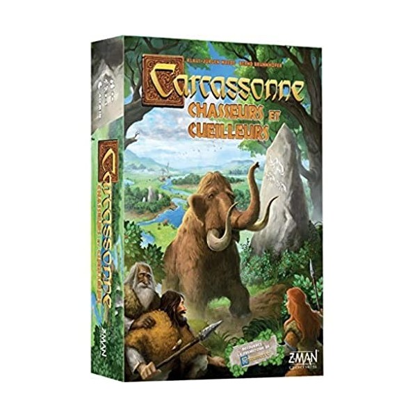 Carcassonne : Chasseurs et Cueilleurs - Asmodee - Jeu de société - Jeu de tuiles