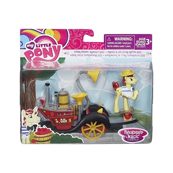 My Little Pony – Friendship is Magic – Machine a Jus de Pomme Ultra Rapide 6000 – Véhicule + Mini Figurine