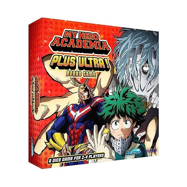 JASCO Jeux | My Hero Academia Plus Ultra! Jeu de société | À partir de 14 Ans | 2 à 4 Joueurs | Temps de Jeu de 30 Minutes | 