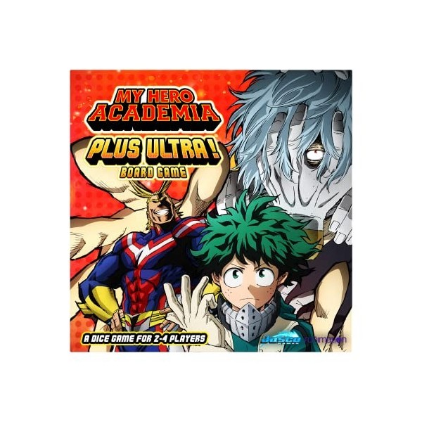 JASCO Jeux | My Hero Academia Plus Ultra! Jeu de société | À partir de 14 Ans | 2 à 4 Joueurs | Temps de Jeu de 30 Minutes | 