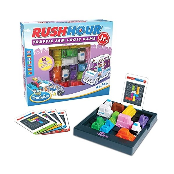 Thinkfun – Jeu Rush Hour Junior, Jeu de logique pour Enfants à partir de 5 Ans