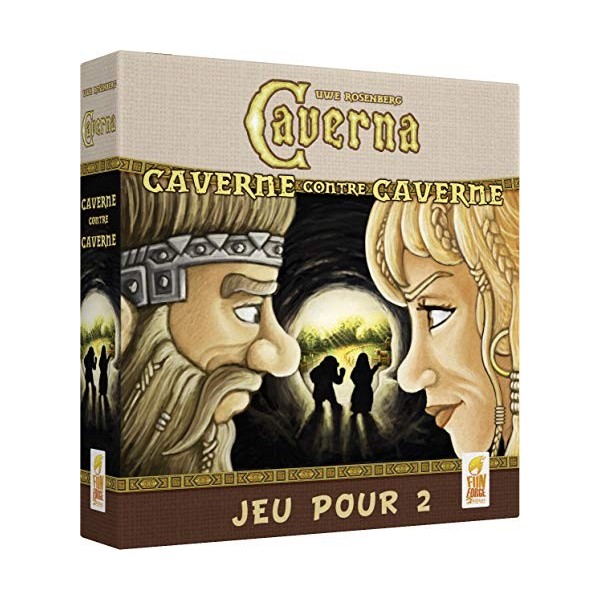 Funforge | Caverna Caverne contre caverne | Jeu de société | À partir de 12 ans | 1 à 2 joueurs | 20 à 40 minutes