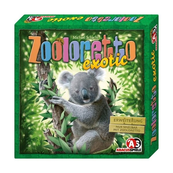 Abacusspiele - 4092 - Jeu de société "Zooloretto Exotic" - Extension - Langue: allemande