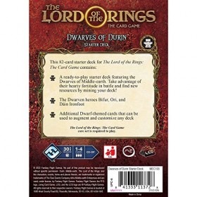 Fantasy Flight Games, Le Seigneur des Anneaux LCG : Nains de Durin, Jeu de Cartes, À partir de 13 Ans, 1 à 4 Joueurs, Temps d