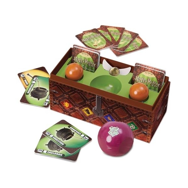 Harry Potter Chasse à lor, Jeu Quidditch de Table pour sorcières, magiciens et moldus, Jeu pour Toute la Famille à partir de