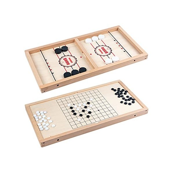 Table de combat de bureau jeux de société jouets amusants familiaux jouet interactif catapulte pare-chocs échecs 2 en 1 table