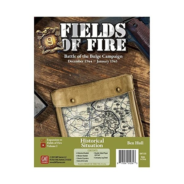 GMT: Battle of The Bulge Campaign Kit dextension 1 pour le jeu de société The Fields of Fire