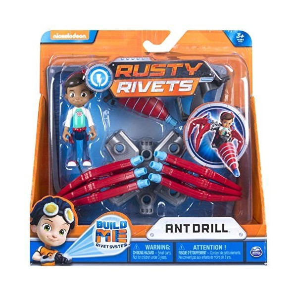 Rusty Rivets – Araignée foreuse de Ruby – Figurine et Véhicule à Assembler