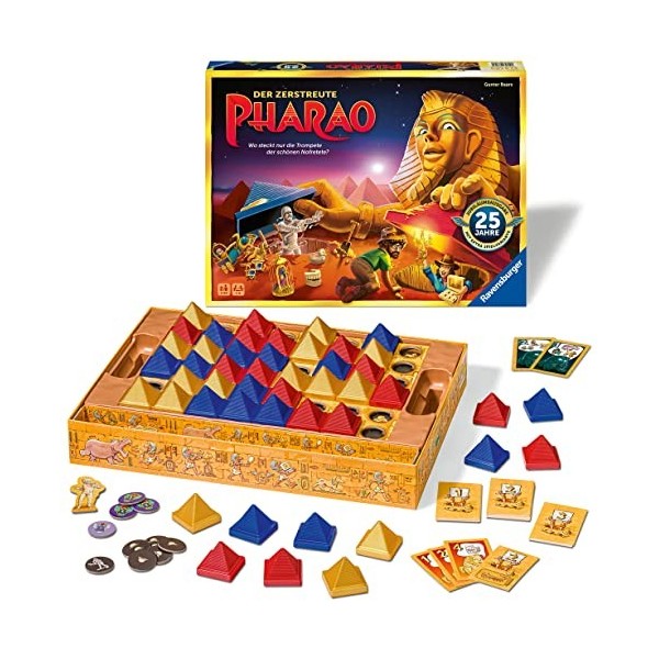 Ravensburger 27316 – Le Pharaon trompé – 25 Ans édition Anniversaire – Jeu de société pour Toute la Famille, à partir de 7 An